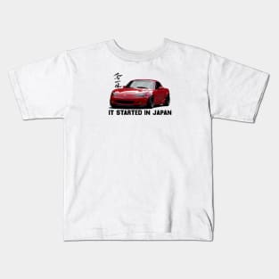 Mazda Miata / MX5 NB - Jinba Ittai, it all started in japan Kids T-Shirt